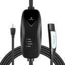 Lectron Level 1 Tesla Charger - 110V, 15 Amp, NEMA 5-15 Plug, 16 ft Extension Cord - Portable Electric Car Charger for Tesla - Compatible with All Tesla Models X/Y/3/S