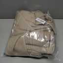 PEHMEA Women's Wool Blend Mid-Length Coat for Fall Winter, Single-Breasted Warm Classic Peacoat for Office Casual Outerwear (Medium, Oatmeal)