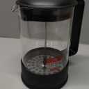 Bodum 51oz Brazil French Press Coffee Maker, High-Heat Borosilicate Glass, Black - Made in Portugal