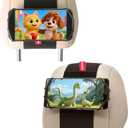 Silicone Car Phone Holder, Adjustable Phone Headrest Mount Compatible with iPhone 17 16 15 14 Pro Max, Samsung Galaxy S25, S25 Ultra and other 3.5 - 7 Inch Cell Phones for Kids in Back Seats - 2 Pack