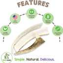 Nature Gnaws USA Elk Antlers for Dogs 5-8" (3 Count) - Mix of Split and Whole Pieces - Long Lasting for Aggressive Chewers - Natural Dog Chew Bones