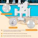 HQPASFY 59023700 Manifold Assembly with Built-in Breather Tube Compatible with FNS Plus DE Swimming Pool Filter | Replacement for V38-140 25357-600-000
