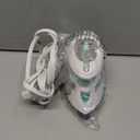 BEAUTURAL Mini Travel Steam Iron for Clothes with Dual Voltage, Temperature Control, Non-Stick Soleplate and Cord Storage, Ideal for Sewing, Quilting and Handcraft (White)