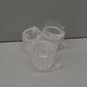 3 PCS Shower Handle Replacement, Clear Hot/Cold/Diverter Knobs, Compatible Bathroom Shower Handle