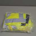 4 Pcs Women High Visibility Safety Shirts Hi Vis T-Shirt Safety Workwear Work Construction Short Sleeve (Large, Fluorescein)