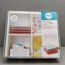 We R Memory Keepers, 12x12 Inch 4-Pack Stackable Trays, for Storing Paper, Letters, Scrapbooking Tools, and More, Organization System, Easy Assembly and Storage
