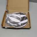 24 Pcs Large Christmas Black and White Ornament Plastic Flat Tree Decorative Hanging Ornaments Not Ball Waterproof Decor for Xmas Tree Lawn Porch Decorations