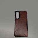 LOHASIC for Samsung Galaxy S25 Edge Case 6.7", Premium Leather Luxury Slim Business PU Non-Slip Grip Shockproof Bumper Full Body Protective Cover Phone Cases for Samsung S25 Edge 5G 2025 - Brown