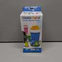 2022 Slushie Maker Cup, Magic Quick Frozen Smoothies Cup Cooling Cup Double Layer Squeeze Cup Slushy Maker Cup, Homemade Milk Shake Ice Cream Maker it for All Ages (Pink)