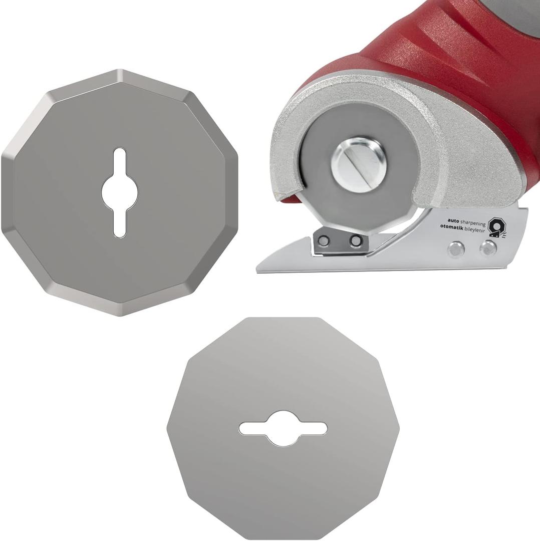 VLOXO WA2300 Blades Replacement Power Rotary Blades Compatible with VLOXO AT001 Cordless Electric Scissors Electric Cutter Blades(1-1/2")