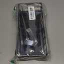 HapiRm Sponge Holder for Kitchen Sink - Self-draining Sink Caddy with Brush and Dishcloth Holders, Stainless Steel Kitchen Organizer for Countertop - Black