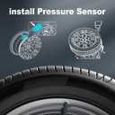 4PCS Tire Pressure Sensor 13540600 315MHz TPMS Sensor for Ch-evy Silverado for GMC Sierra Yukon for Cad-illac RePlace 13598771 13586335 23445327,43130-85Z00 43130-85Z03