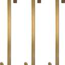 Zhehao 3 Pieces Christmas Decor Metal Wreath Hangers Over The Door Light Handy Wreath Hanger Hanging Hook (14 Inch, Antique Bronze Color)