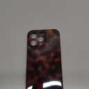 Cute Phone Case for iPhone 14 Pro Max Case Amber Leopard Full Camera Protective Slim Shockproof Aesthetic-Brown Amber
