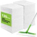 HOMEXCEL Dry Sweeping Cloths Pads Compatible with Swiffer Sweeper, Disposable Duster Refills Mop Pads for Floor Mopping and Cleaning, 120 Count-8 " x 10.4 " Pads Refills-Not Include The Mop