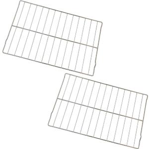 Upgraded WB48T10063 Oven Rack 24" x 17" Compatible With GE General Electric Hotpoint Oven, 304 Stainless Steel Oven Racks Replacement 2 Packs