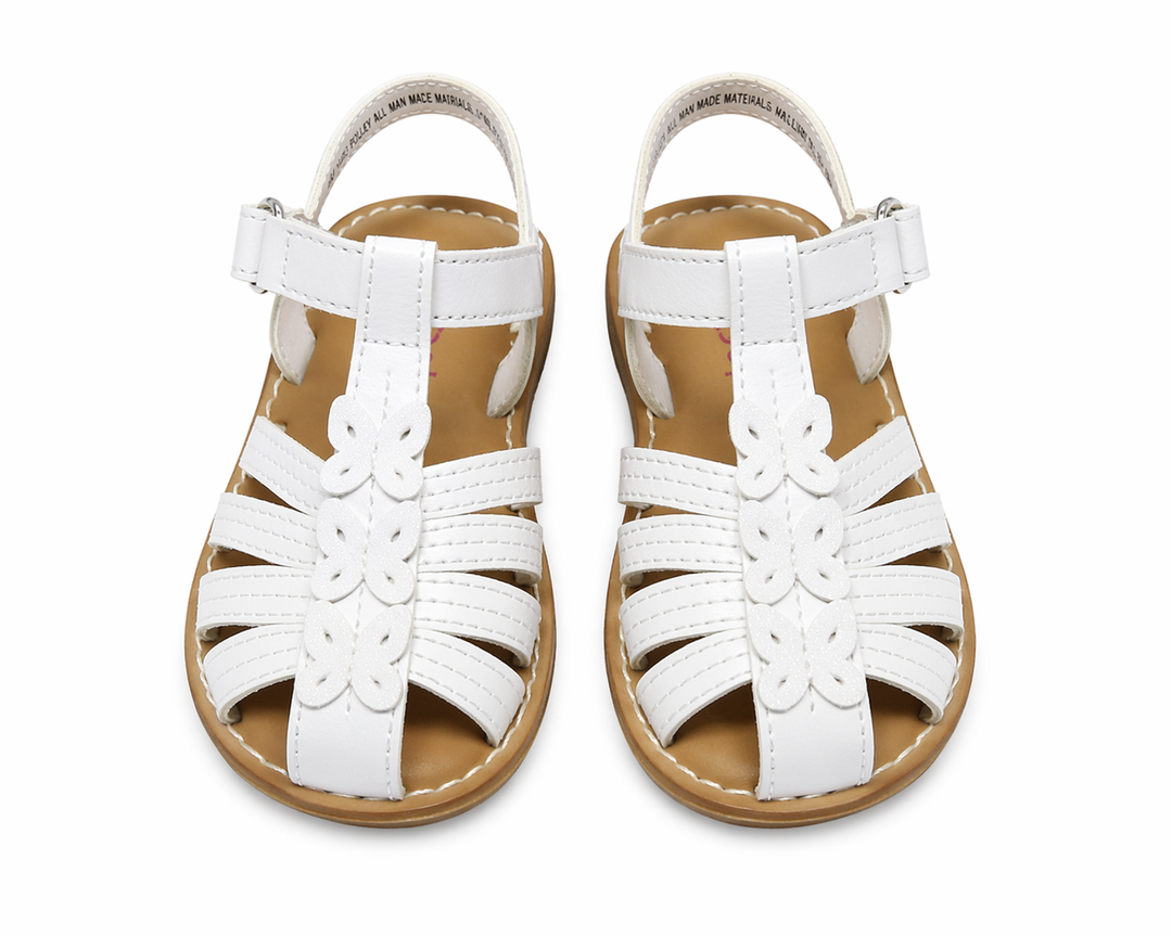 Rachel Shoes, Polley White, Size 6M