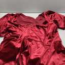 BerryGo Women's Velvet Holiday Fall Formal Dress Bridesmaid Wrap Cocktail Party Long Dresses for Wedding Guest Red XL