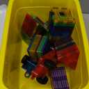 MAGBLOCK Magnetic Tiles Building Blocks 130 Pcs Magnet Tiles for Kids Ages 4-8 Magnetic Toys for Boys and Girls Ages 8-10