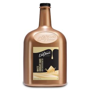 DaVinci Gourmet White Chocolate Sauce, 128 Fluid Ounces (Pack of 1) (EXP 09/05/26)