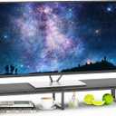 aboxoo 45" TV Riser for 32-60 inch TV, TV Riser Stand Shelf, Tabletop TV Stand Riser, Computer Monitor Table for Home Living Room, Study Office (Black)