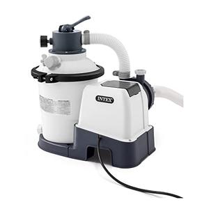 INTEX SX925 Krystal Clear Sand Filter Pool Pump for Above Ground Pools: 925 GPH Pump Flow Rate – Improved Circulation and Filtration – Easy Installation – Improved Water Clarity – Easy-to-Clean