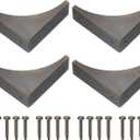 uxcell Corner Protectors, 4Pcs 2.56" - Metal Corner Protector, Vintage Decorative Corner Brackets with Screws, Edge Guards for Furniture Box Table (Bronze)