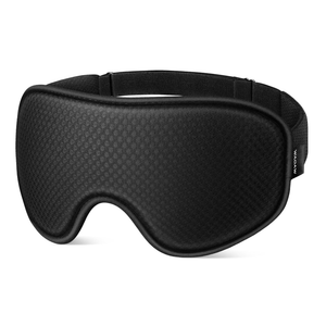 Waowaw Eye Mask, Slow Rebound Memory, Cotton Comfort, Breathable, Blackout, Sleep Mask, Travel Shade