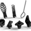 FEITON 7PCS Drain Cleaner Combination Cutter Head Set,16mm Manganese Steel Spring Automatic Locking Drain Dredging Cutter Head Accessories for Drain Cleaning Machines