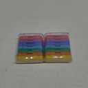 MEDca Weekly Pill Organizer, Four Times-a-Day, Pack of 2 Dispensers with Stackable AM/PM Compartments (Multicolor)