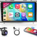 2G+64G Car Radio for Toyota Camry 2006 2007 2008 2009 2010 2011 with Wireless CarPlay Android Auto, 9 Inch Touch Screen Android 13 Car Stereo HiFi Audio GPS Navigation WiFi Bluetooth SWC HD Camera