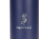 Vacuum Insulated Water Bottle, 18 ounces, Blueprint Blue