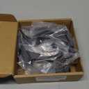 khtumeware 6 Pack 3 Inch Matte Black Hand Rail Bracket Heavy Duty Hardware for Stairways, Home or Office Stair Support Handrail Brackets