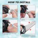 Sport Band for Samsung Galaxy Watch 7 Band 40mm 44mm,No Gap Soft Silicone Strap for Galaxy Watch 6 5 4 FE Band 40mm 44mm/Galaxy Watch 6/4 Classic 47mm 43mm 46mm 42mm/Watch 5 pro 45mm Men Women,6 Pack (03-Black/White/Light grey/Pink/Light Blue/Starlight)