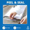 12" X 15" Self-Sealing Cellophane Bags (1000 Count) Clear Poly Packaging for Clothing, Prints, Photos, Documents - Reinforced Resealable Cello Bags for Small Business Shipping - Spartan Industrial
