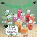 Green 2026 Graduation Candy Bar Signs Graduation Table Candy Buffet Labels for 2026 Graduation Dessert Food Label Table Party Decorations Green