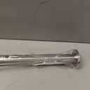 Ivilon Tension Curtain Rod - Spring Tension Rod for Windows or Shower, 54 to 90 Inch. Brushed Nickel