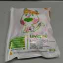 LovinPet Labrador Large Dog Onesies, Pet Anxiety Relief, Anti Licking, Post Surgery Recovery Clothe, Lightweight Stretch Fabric, Jungle Dreams Fuchsia Print, Large Dog Jammies, Big Pet PJ's/Medium (Red)