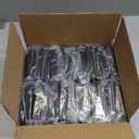 Hulave Split Post Base Cover - Fits 2.5"x2.5" Post/4.5"x4.5" Base for Indoor/Outdoor Iron Railing, Fence, Stair Decorative Skirt Black 12P