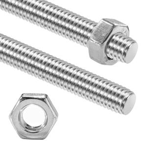 1 Pack M20-2.5mm Pitch Fully All Threaded Rod Studs,300mm/11.8" Long 304 Stainless Steel Cuttable Metric Threaded Screw Right Hand Threads for Anchor Bolts Clamps DIY Projects (M20x300mm(1PCS))