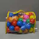 Hovenlay Ball Pit Balls Phthalate Free BPA Free Crush Proof Plastic - 7 Bright Colors in Reusable Play Toys for Kids with Storage Bag