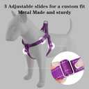 Plutus Pet Step in Dog Harness, Reflective, Adjustable, and Secure with Metal Buckles, Quick Fit Dog Harness for Puppy, Small, Medium and Large Dogs, Purple, S
