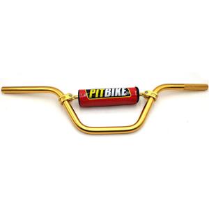 Motorcycle Handlebar 7/8" 22mm Motocross Moto Bar with Foam Pad For CRF YZF KXF KLX RMZ DRZ Dirt Pit Bike Use T6-6061 Aluminum (Gold)