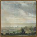 InSimSea Square Framed Canvas Wall Art, Landscape Scenery Sky Cloud Grassland Canvas Oil Paintings Home Decor, Wall Art Prints Room Decor for Living Room, Bedroom, Bedroom, Office 16"x16"
