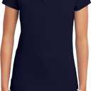 Nautica Junior's Uniform Short Sleeve Performance Polo (Blue, XL)