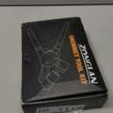 Heavy Duty Grommet Tool Kit of 1/2" 5/16" and 3/8",Multi Size Handheld Eyelet Tool Plier Rivet Press with 900 pcs Silver Grommets for Tarp Leather Fabric