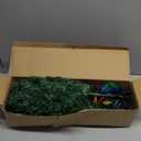 CMuloiet Outdoor Christmas Decorations Solar Christmas Tree with 4 Set Christmas Tree 80pcs Multicolor C6 Led Lights 8 Lighting Modes Waterproof Pathway Lights for Outside Garden and Yard