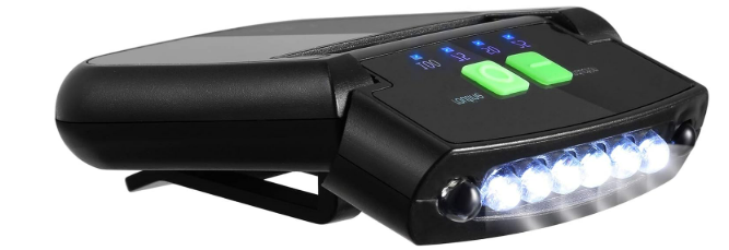 Mudder LED Clip on Cap Lights USB Rechargeable Cap Flashlight Clip Waterproof Ultra Bright Hat Flashlight Headlamp for Fishing Camping Hand Work 2 Pak, Black