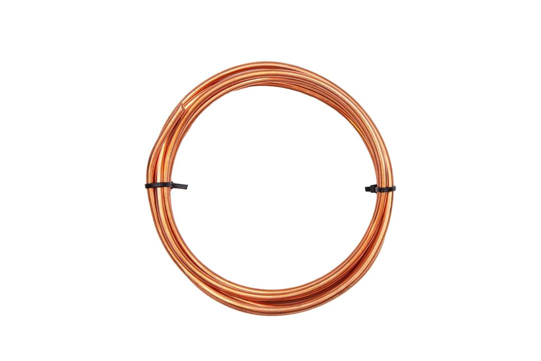 Copper Wire Soft 99.9% 4 Gauge(5.2 mm) Pure Copper Wire, Jewelry Making Bare Wire Craft Wire 1 Pound Spool