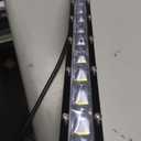 CO LIGHT Led Light Bar Single 14 inch Slim Single Row Lightbar Driving Combo Beam Off Road Work Lights with Mounting Brackets & 6D Reflectors for Truck, Car, Cabin, Boat, ATV, UTV (White)